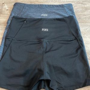 PINK spandex shorts bundle